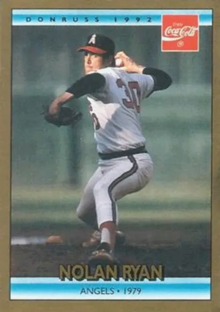 1992 Donruss Coca-Cola Nolan Ryan Baseball #13 Nolan Ryan California Angels