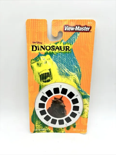 Disney Dinosaur 3d View-Master 3 Reel Packet Sealed 2000 NEW NOS Viewmaster Toy