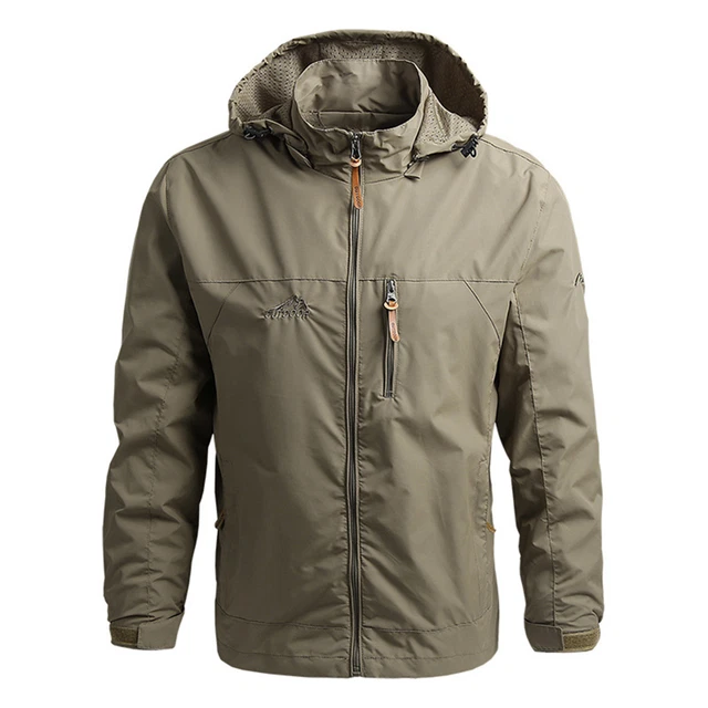 Mens Waterproof Winter Jacket Warm Windproof Coat Outdoor Ski Snow Hooded Jacket