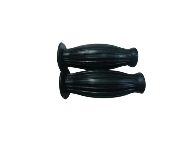 New BLACK Balloon Bubble Handle Grips Set 22 MM Fit For Vespa and Lambretta