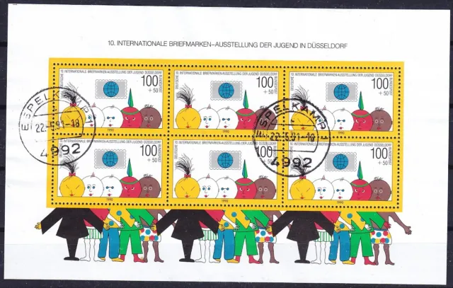 Briefmarken Bund  Mi Nr. 1472 Block 21  Briefmarken Ausstellung  Verkehr