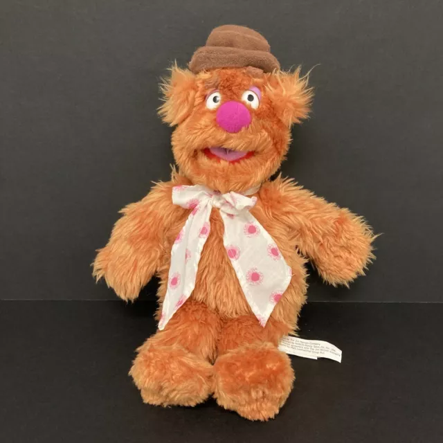 The Muppets Fozzie Bear Small Plush Soft Toy Jim Henson Nanco Vintage