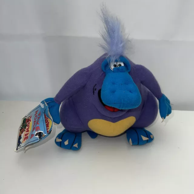 Vintage Rare Purple Yowie Plush Soft Toy Squish Fiddlewood 1999 Kidcorp 9” X