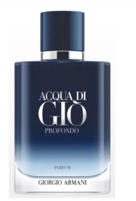 GIORGIO ARMANI ACQUA di Gio Profondo Parfum 3.4 Pz 100 ml PARFUM NEW ...