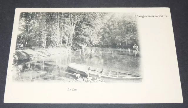 Cpa Carte Postale 1910-1920 Pougues Les Eaux Le Lac Bourgogne Nièvre 58