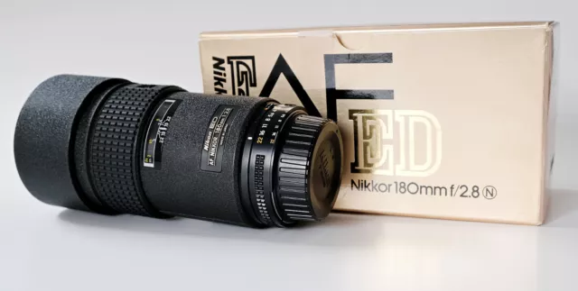 NIKON NIKKOR AF 180mm F/2.8 ED FX Profi Teleobjektiv OVP