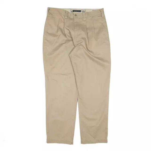 Pantaloni DOCKERS Chino beige regolari affusolati da uomo W33 L30