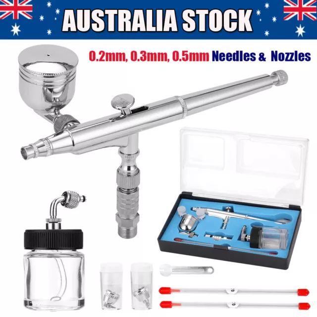 Airbrush Kit Dual Action Spray Gun Air Brush Air Compressor Art Tattoo Tools Set