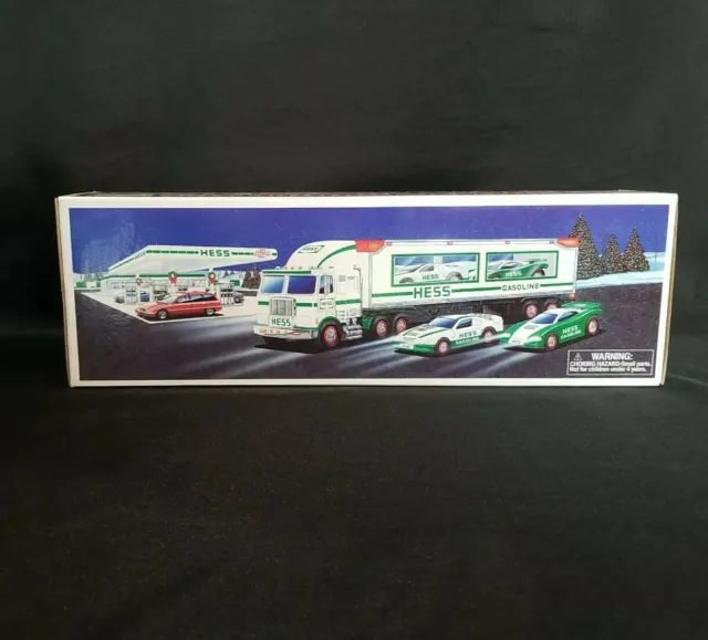 New HESS 1997 TOY TRUCK and RACERS ~ Brand New in Box