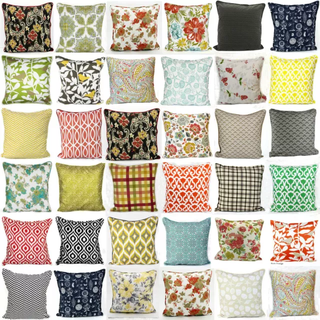 100% Cotton New Soft Decorative Square Throw Pillow Case Cushion Covers For Sofa