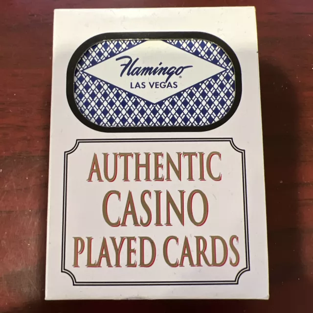 FLAMINGO HILTON Casino Playing Cards Used Red Deck ARISTOCRAT - LAS VEGAS