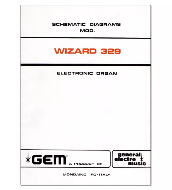 GEM Wizard 329 Service Manual Schematic Diagrams Circuit Diagram Electrical Diagram