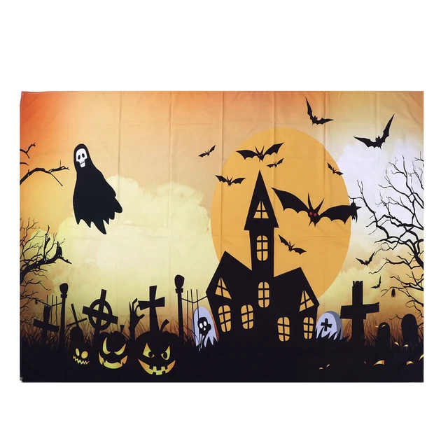 (200 * 150cm)Background For Photography Easy To Hang Halloween Tapestry