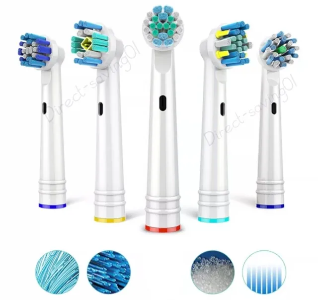 Upto24x Replacement Electric toothbrush Heads Compatible Oral B tooth brush Head
