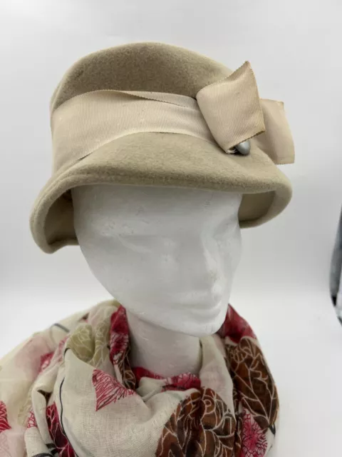 Vintage 1950s Soft Felt Hat - 1215