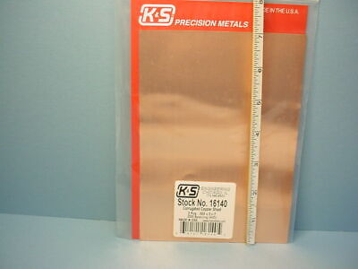 Corrugated Copper Sheet From K&S .003 x 5" x 7" (2pc) #16140
