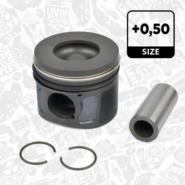 PM001250 Piston Ford Mondeo Transit 2,2 TDCI Excès + 0,50mm