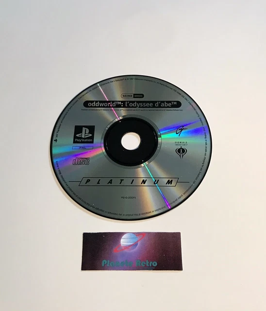 Oddworld : L'Odyssée D'Abe Sur PlayStation 1 - PS1 - Version Française PAL - Bon État