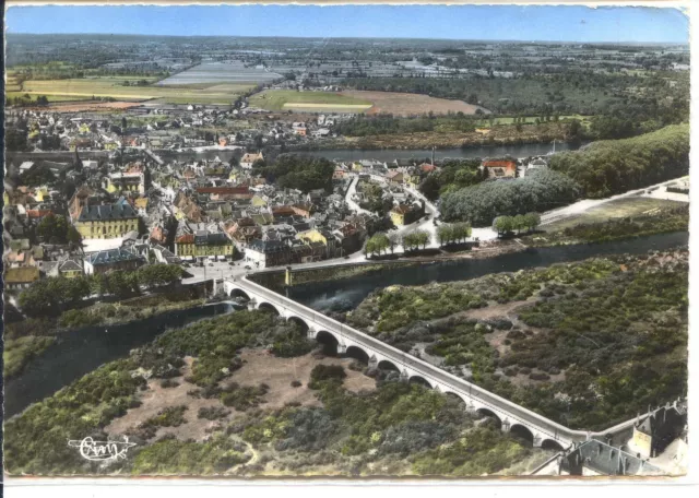 CP 58 NEVRE - Decize - Aerial view - Saint Privé - Vile et le Pont