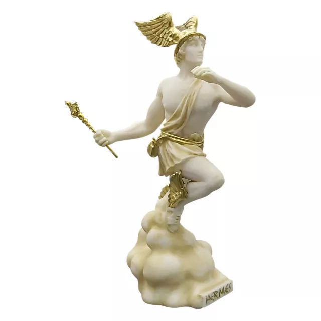 Hermes Greek Olympian God Messenger Guide of Dead Statue Sculpture Figure
