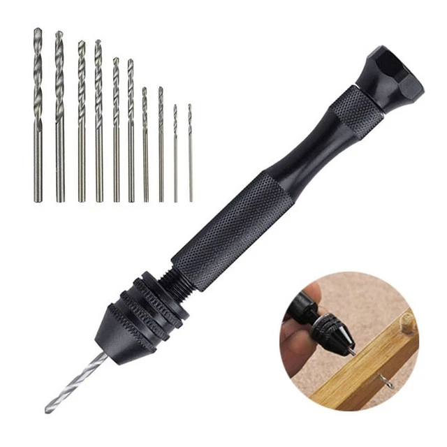 del legno Trapano a mano in alluminio Trapano manuale Con Keyless Chuck