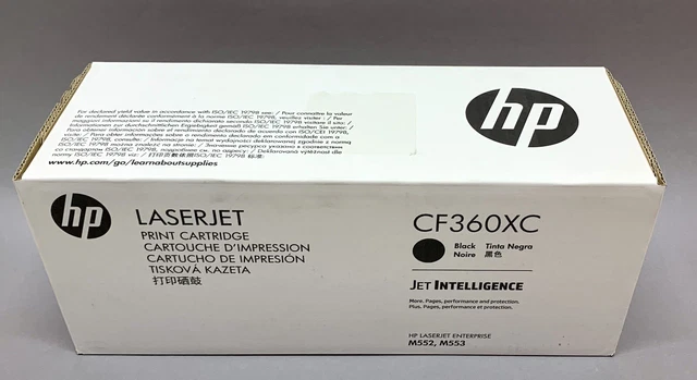 Original HP 508X Black High-yield Toner Cartridge CF360X CF360XC CF360XD Genuine