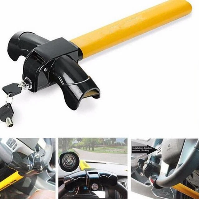 38mm Anti-Theft Car Security Rotary Security Steering Wheel Locksmith Stop Lock