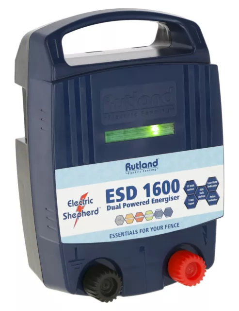 Rutland Elektrozaun Energizer ESD1600 Elektrische Zauneinheit ersetzt ESB202