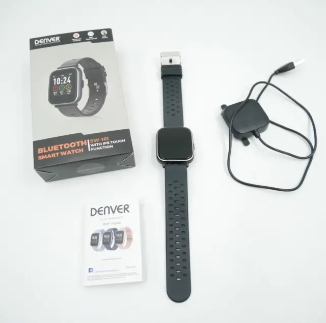 Smartwatch Denver SW-161  Bluetooth-Smartwatch mit Herzfrequenzsensor