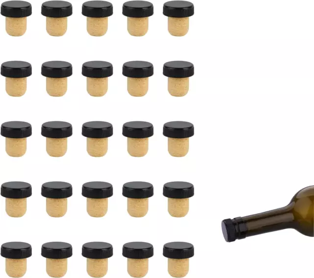 30 Pcs T-Shaped Wine Bottle Corks, T-Shaped Cork Plugs, Reusable Wine Bottle Sto
