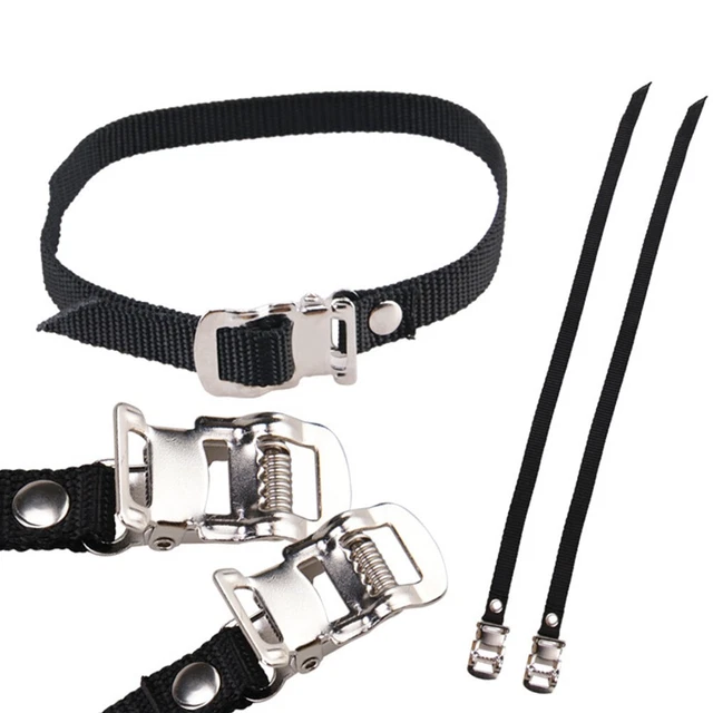 Clips D'orteil ALE Vintage - Argent Mat Avec Sangles - Occasion Comme Neuf