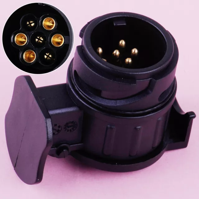 12V 13Pin to 7Pin Adapter Trailer Towbar Plug Electrics Connector Socket Euro vt