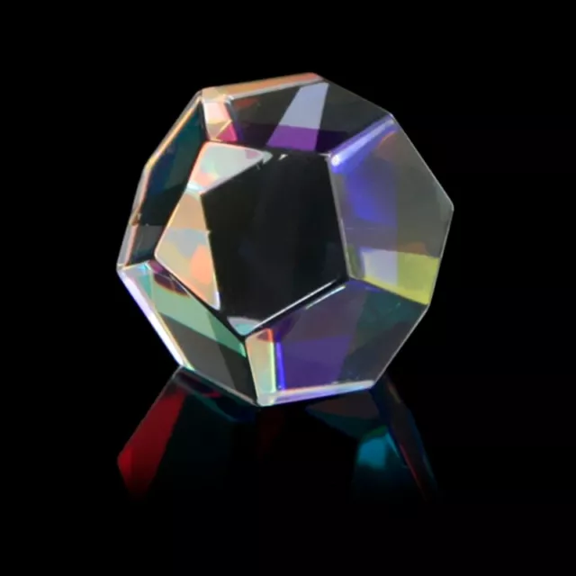 Rainbow Optical Glass Dispersion Prism 24MM for Physics & Decoration