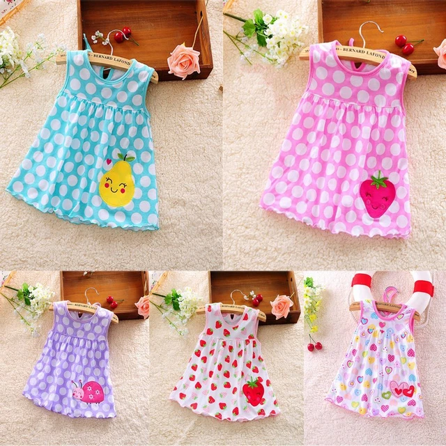 mini neonato bambina vestito senza maniche cotone vestito da principessa a