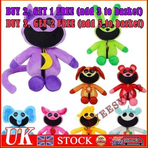 SMILING CRITTERS PLUSH Toy 2024 The Smiling Critters Plush Doll Cartoon ...
