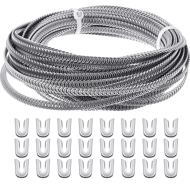 0,2M/10M Corsé de Acero Inoxidable Espiral Deshuesado Ropa Interior Metálica Ropa Costura