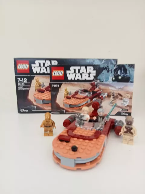 Lego star wars 2025 luke's landspeeder 75173 instructions