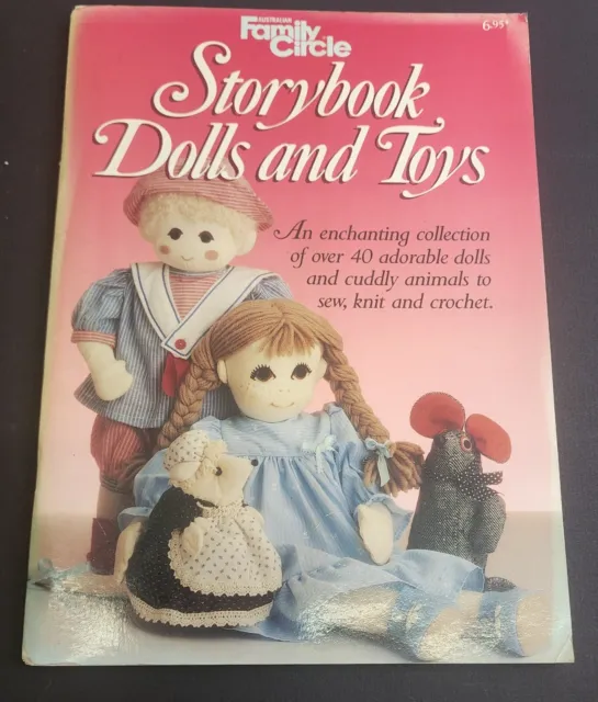 Storybook Dolls and Toys by Family Circle 40 Cuddly Animals Dolls Knit Crochet