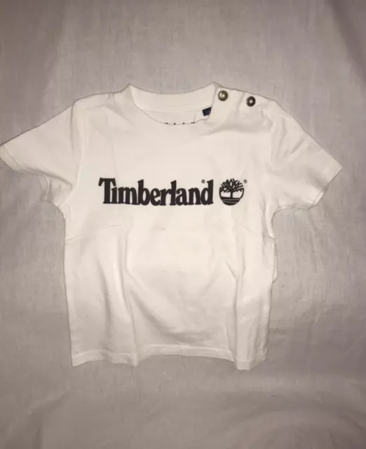 T-shirt da bambino Timberland, set pz. N. 2 , colore bianco/blu, tg. 2 anni