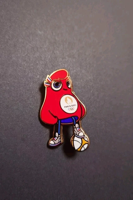 Pin's Coeur Drapeau Français JO Paris 2024