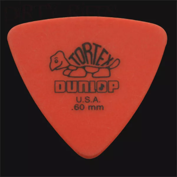 Dunlop Tortex Triangle Guitar Picks Plectrums 0.60mm Orange - 6 10 12 20 24 36