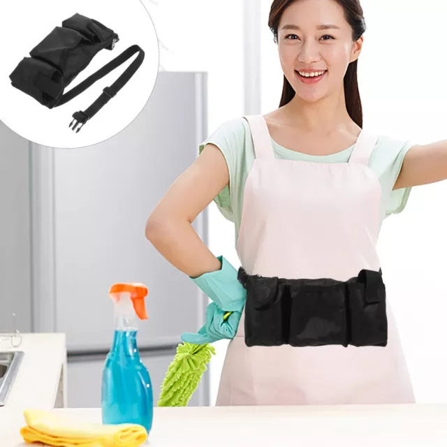 Bolsa de herramientas de lona utilitario de trabajo cinturón bolsas de limpieza para almacenamiento de amas de casa