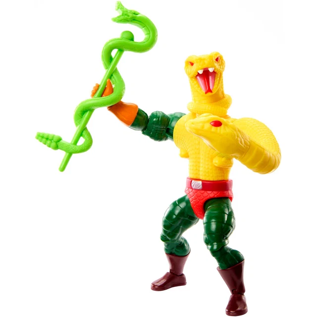 Mattel Masters of the Universe Origins Actionfigur Deluxe King Hiss, Spielfigur