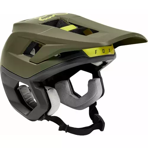 FOX DROPFRAME PRO DVIDE MTB HELMET SALE $209.95 (RRP$299.95) Olive Green M 54-56