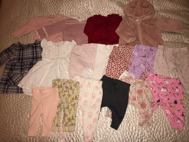 baby girl clothes 0-3 months bundle