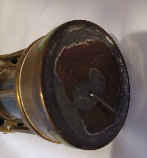 E. Thomas & Williams Aberdare Cambrian Welsh Brass Miners Lamp 20