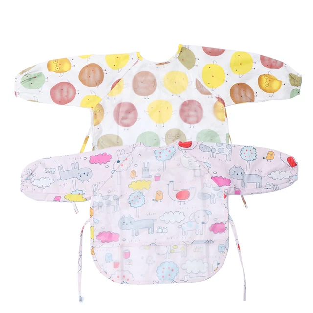 2 pz grembiuli pittura artista smock bambino