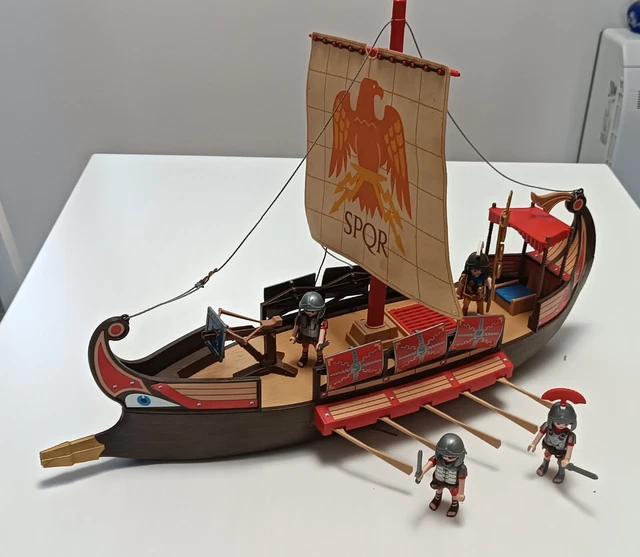 Playmobil Galère Romaine 5390 Avec équipage – Militaire Romains