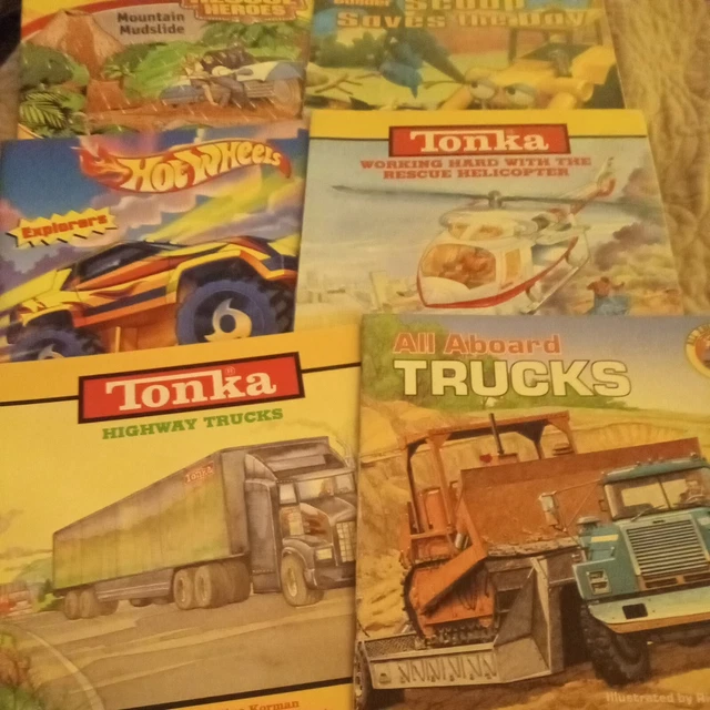 LOT OF 6 PB Bob the Builder, Hot Wheels, Tonka, Rescue Heroes +2 more