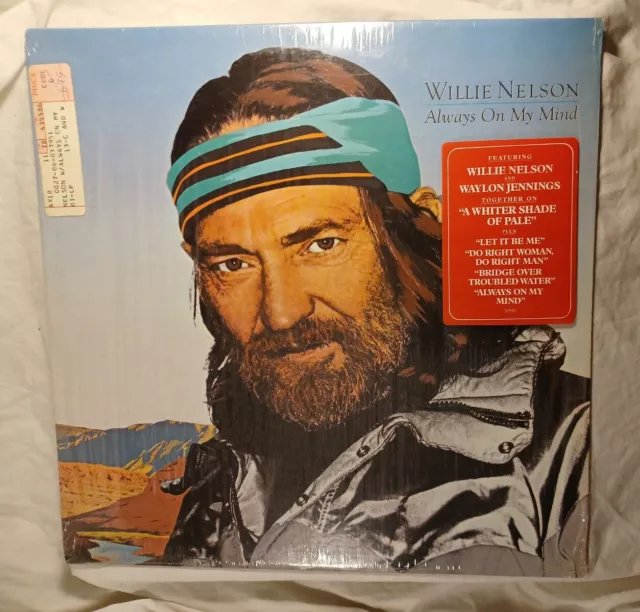 Willie Nelson / Always On My Mind 1982 VINYL LP (EX play-tested) *HYPE STICKER*